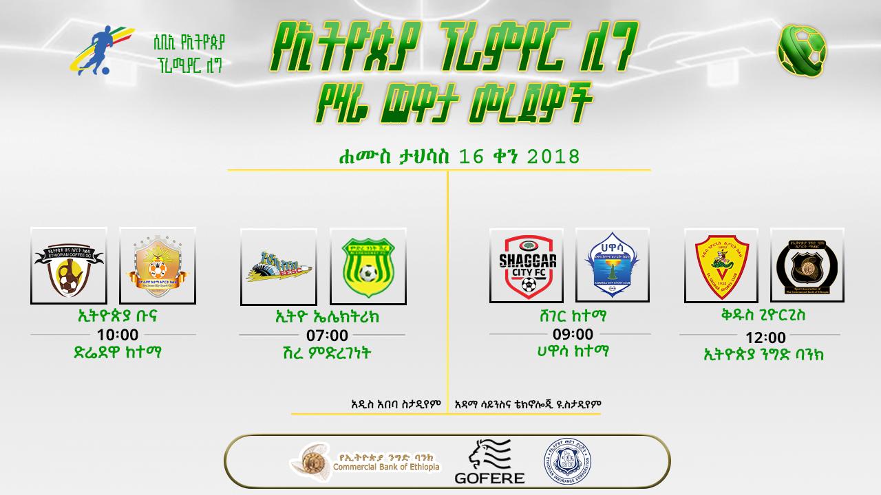 ቅድመ ጨዋታ መረጃዎች | የ11ኛ ሳምንት የሁለተኛ ቀን