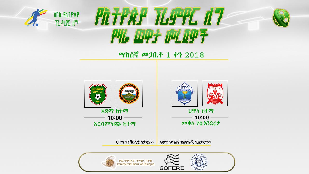 ቅድመ ጨዋታ መረጃዎች | የ23ኛ ሳምንት የመጨረሻ ቀን ጨዋታዎች