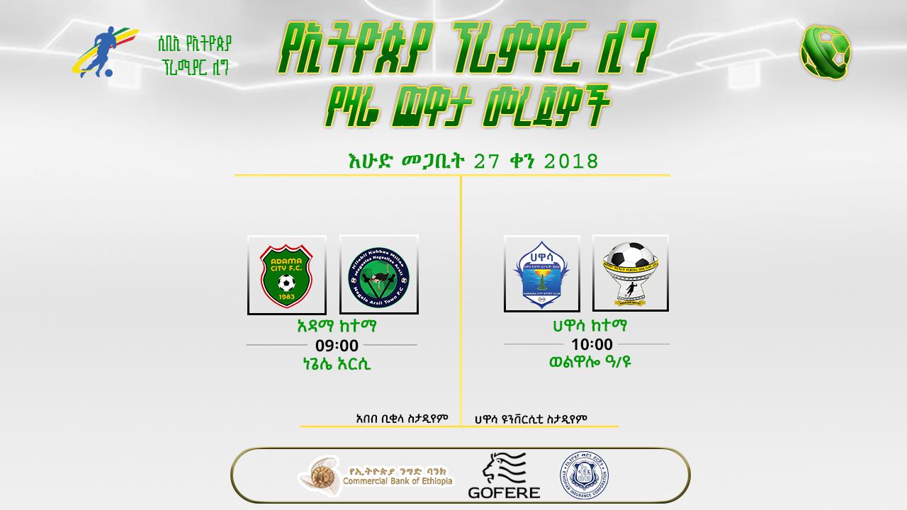 መረጃዎች | የ25ኛ ሳምንት የሦስተኛ ቀን ጨዋታዎች