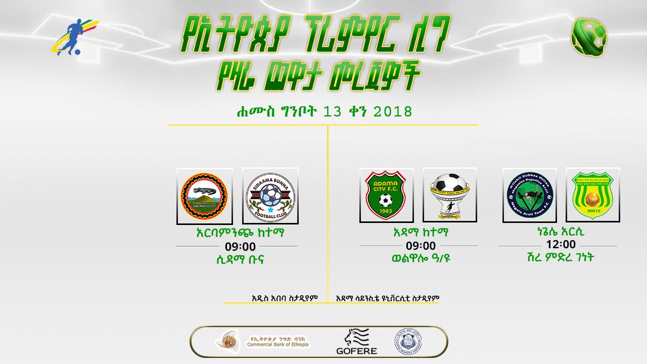 የቅድመ ጨዋታ መረጃዎች | የ33ኛ ሳምንት የመጨረሻ ቀን ጨዋታዎች