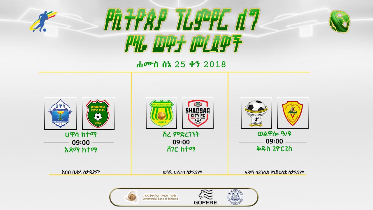 ቅድመ ጨዋታ መረጃዎች| ሦስት ክለቦች በሊጉ ያላቸውን ቆይታ ለማስቀጠል የሚፋለሙባቸው ጨዋታዎች !